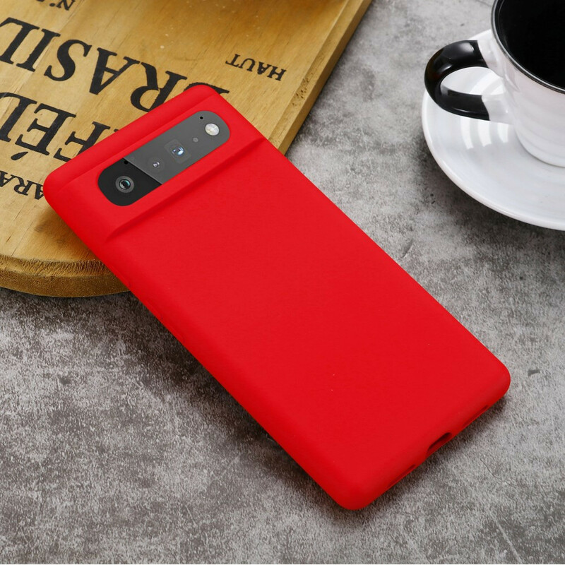 Funda de silicona para el Google Pixel 6 Liquid con colgante