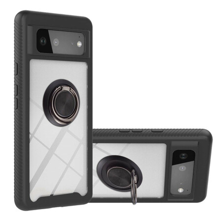 Funda híbrida del Google Pixel 6 con borde biselado y anillo
