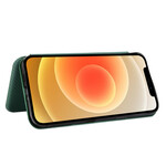 Flip Cover iPhone 13 Mini Fibra de Carbono