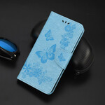 Funda para iPhone 13 Mini Splendid Butterflies con colgante