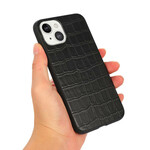 Funda de piel genuina con textura de cocodrilo para el iPhone 13 Mini