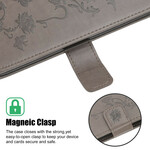 Funda para iPhone 13 Mini Mariposas y Flores con cordón