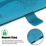 Funda para iPhone 13 Mini Árbol y Búhos con colgante