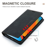 Flip Cover iPhone 13 Mini Style Cuero Cosido Cierre Magnético