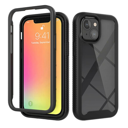 Funda iPhone 13 Mini Diseño Híbrido Bordes de Silicona