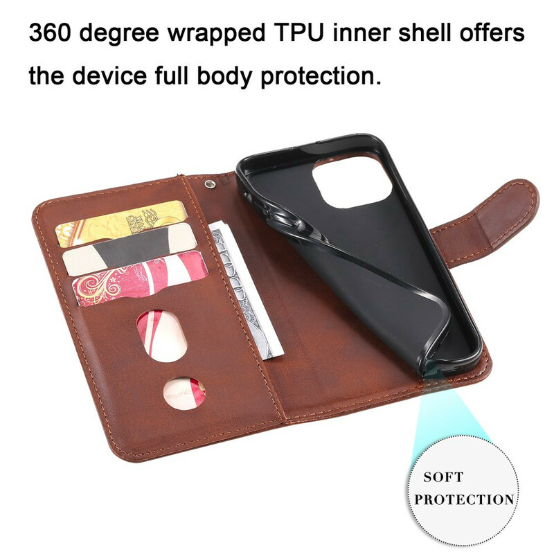 Funda Vintage iPhone 13 Mini Wallet