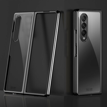 Funda metálica transparente para el Samsung Galaxy Z Fold 3 5G