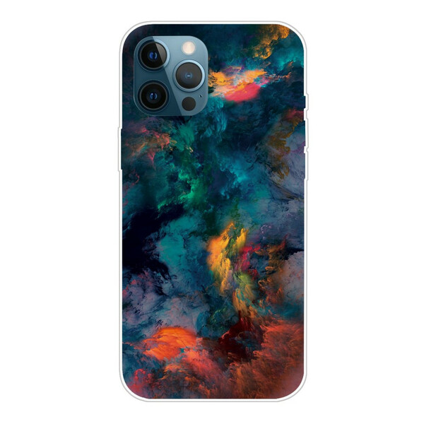 Funda iPhone 13 Pro Nubes de colores