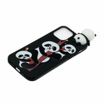 Funda iPhone 13 Pro 3D Pandas On Bamboo