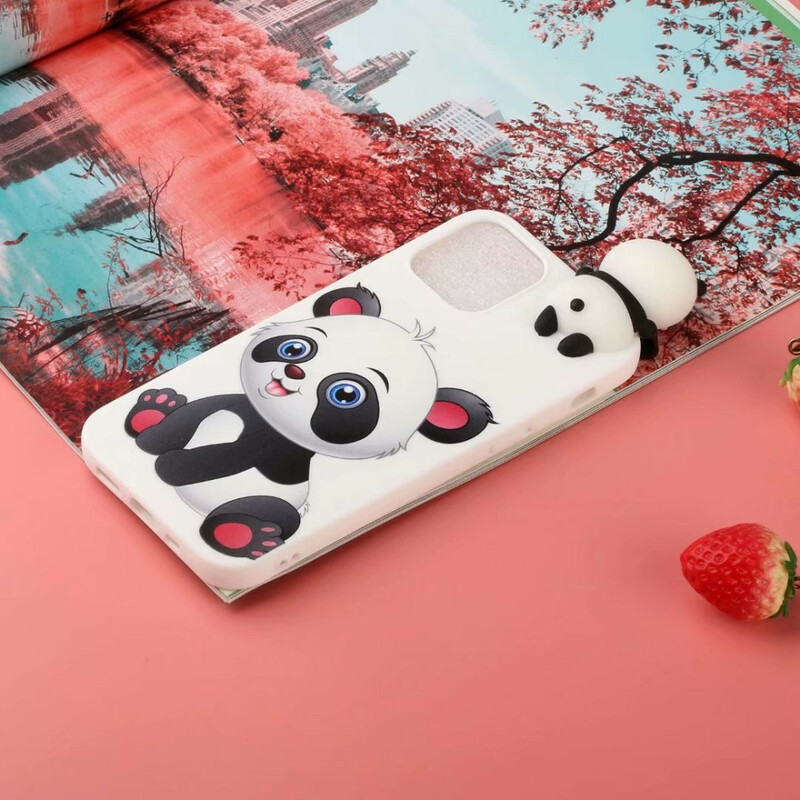 Funda 3D para el iPhone 13 Pro Cute Panda