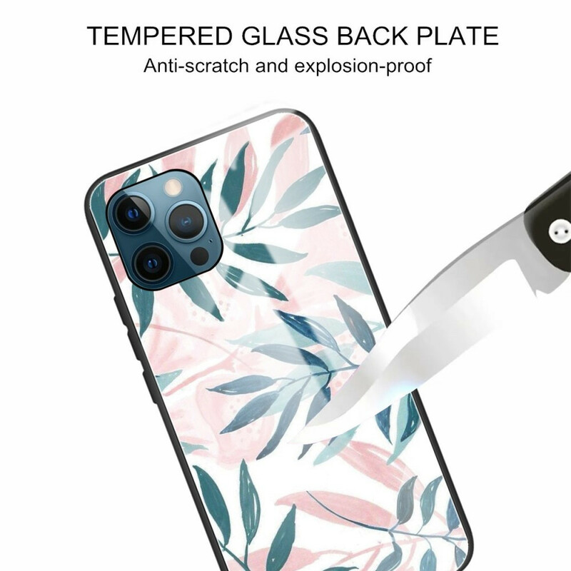 Funda de cristal para el iPhone 13 Pro Vegetal