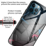 Funda de cristal templado para el iPhone 13 Pro Geometry