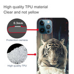 Funda flexible de tigre para el iPhone 13 Pro Max