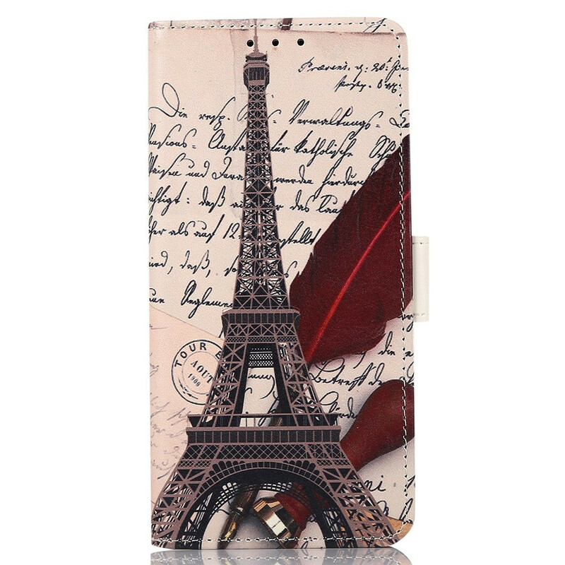 Funda iPhone 13 Pro Max Torre Eiffel Poeta