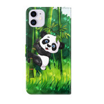 Funda de bambú y panda para el iPhone 13 Pro