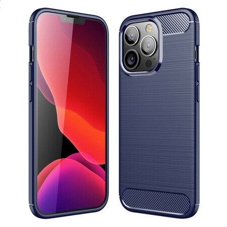 Funda de fibra de carbono cepillada para el iPhone 13 Pro