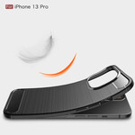 Funda de fibra de carbono cepillada para el iPhone 13 Pro