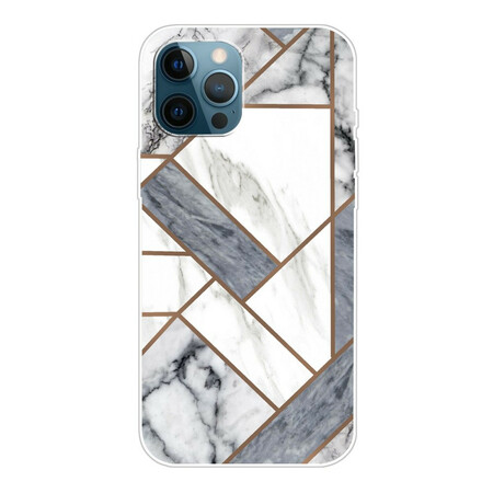 Funda de mármol para el iPhone 13 Pro Variable Geométrica