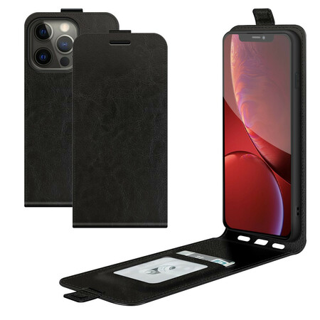 Funda iPhone 13 Pro Efecto Cuero Solapa Vertical