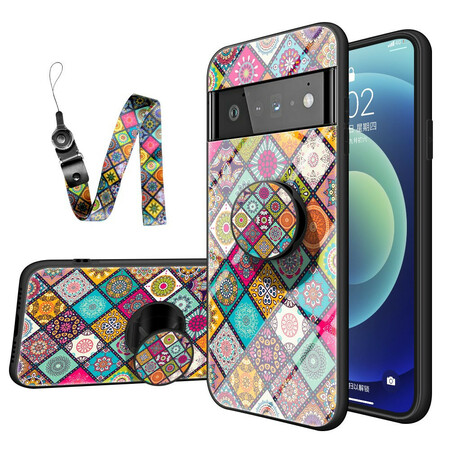 Funda de Google Pixel 6 Pro Soporte magnético de parches