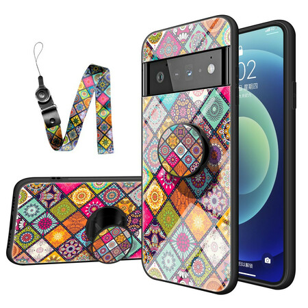 Funda de Google Pixel 6 Pro Soporte magnético de parches