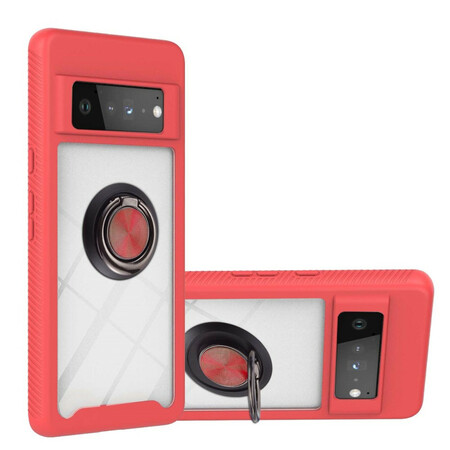 Funda híbrida del Google Pixel 6 Pro con borde biselado y anillo