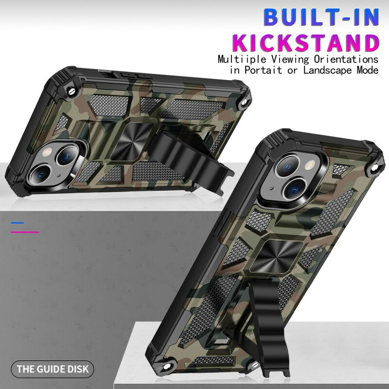 Funda extraíble de camuflaje para el iPhone 13 Pro