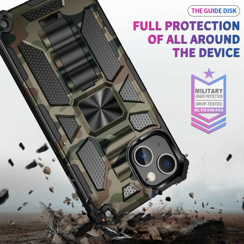 Funda extraíble de camuflaje para el iPhone 13 Pro