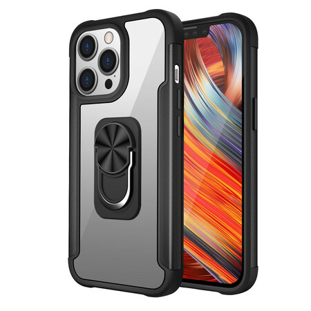 Funda iPhone 13 Pro Efecto Metal Anillo-Soporte