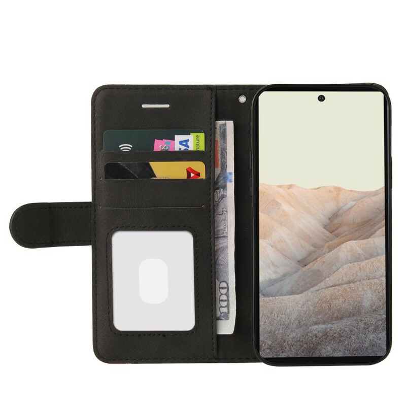 Funda Google Pixel 6 Pro de cuero simulado de la firma