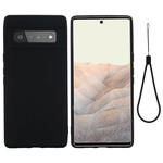 Funda de silicona líquida con colgante para el Google Pixel 6 Pro