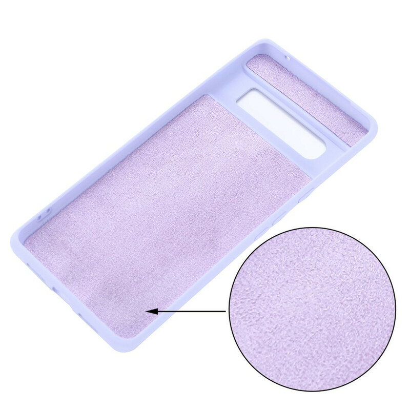Funda de silicona líquida con colgante para el Google Pixel 6 Pro Funda de silicona líquida con colgante para el Google Pixel 6 Pro