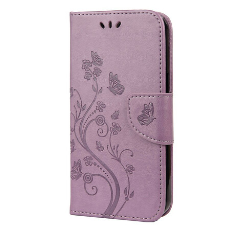 Funda de cordón floral para iPhone 13 Pro