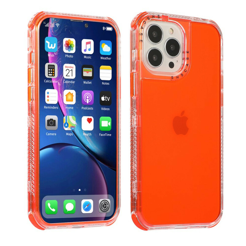 Funda transparente tintada para el iPhone 13 Pro