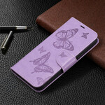 Funda para iPhone 13 Pro Butterfly Printed Lanyard