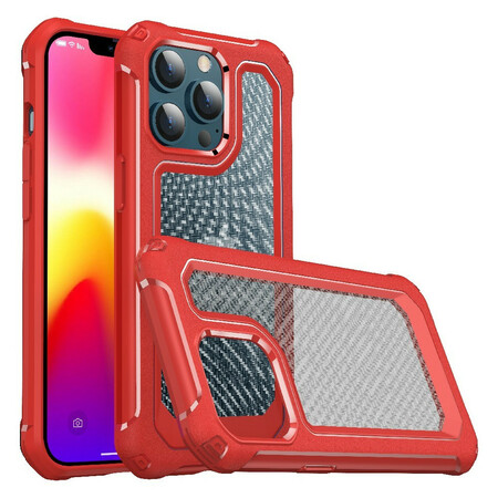 Funda de fibra de carbono transparente para el iPhone 13 Pro