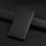 Flip Cover iPhone 13 Pro de fibra de carbono con colgante