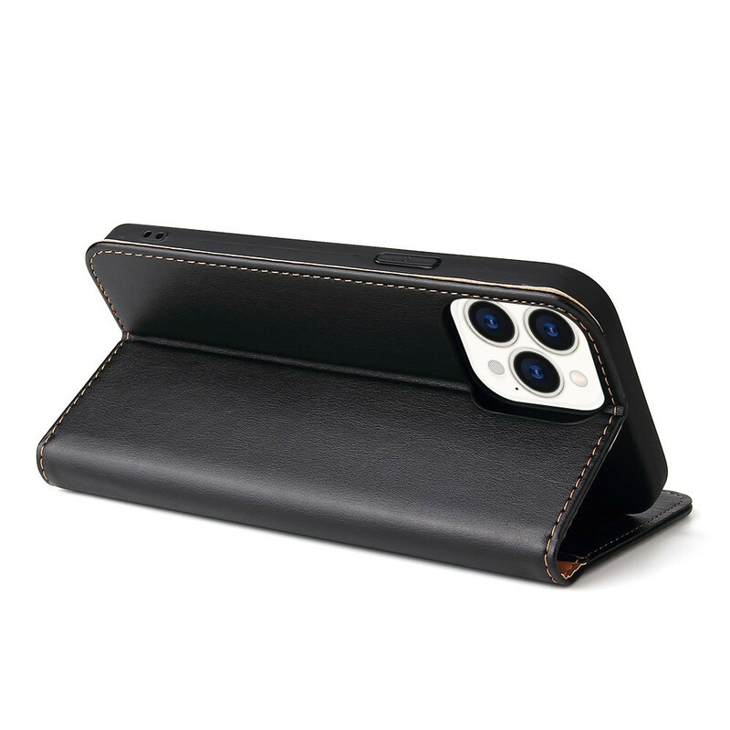 Flip Cover iPhone 13 Pro Leatherette Sobriedad