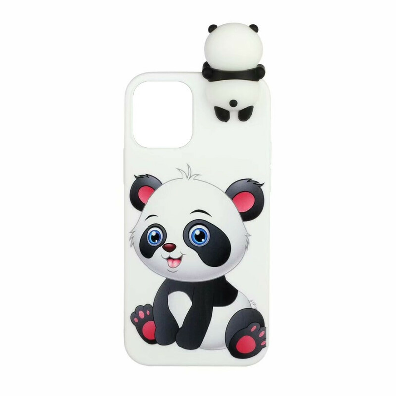 Funda 3D para el iPhone 13 Cute Panda