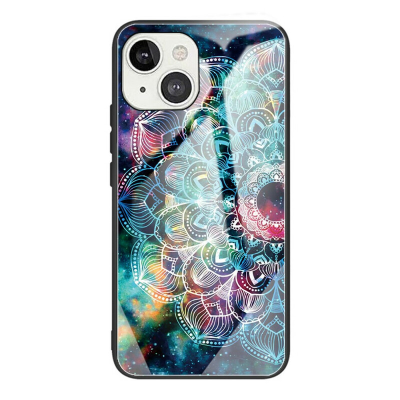 Funda iPhone 13 Vidrio Templado Mandala