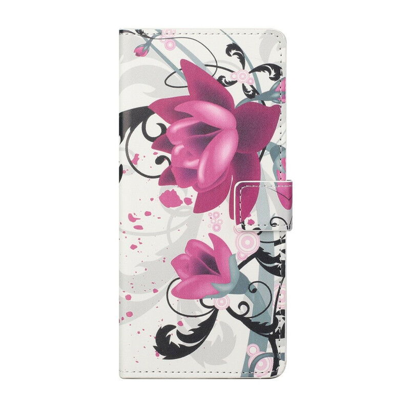 Funda para iPhone 13 Flores tropicales