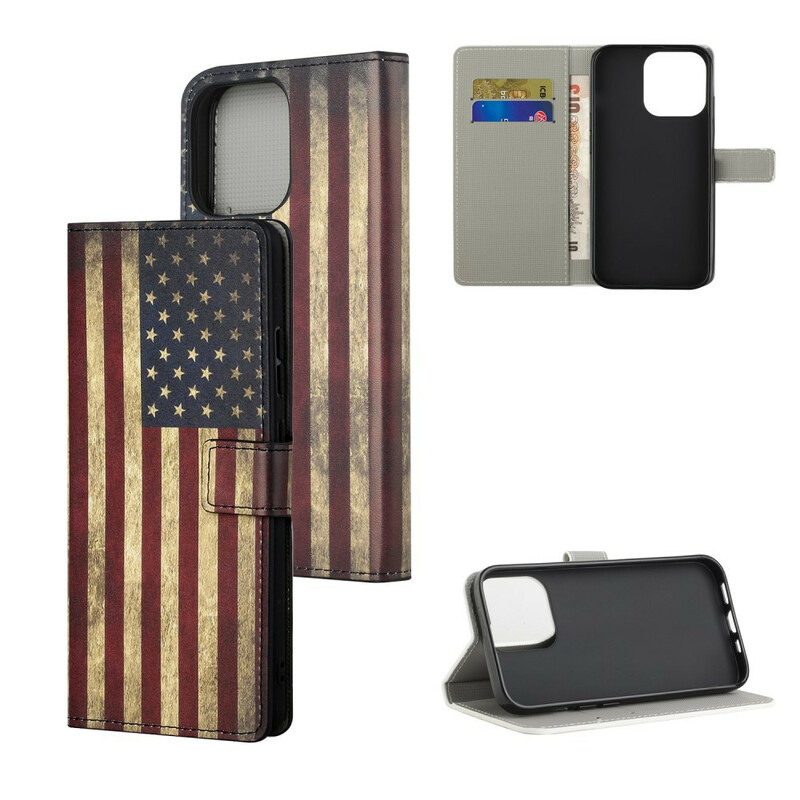 Funda para iPhone 13 USA Flag