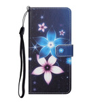 Funda para iPhone 13 Lunar Flowers con cordón