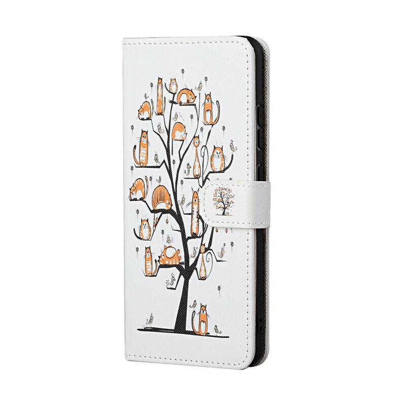 Funda de cordón para iPhone 13 Funky Cats