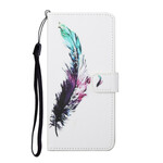 Funda de cordón de plumas para el iPhone 13