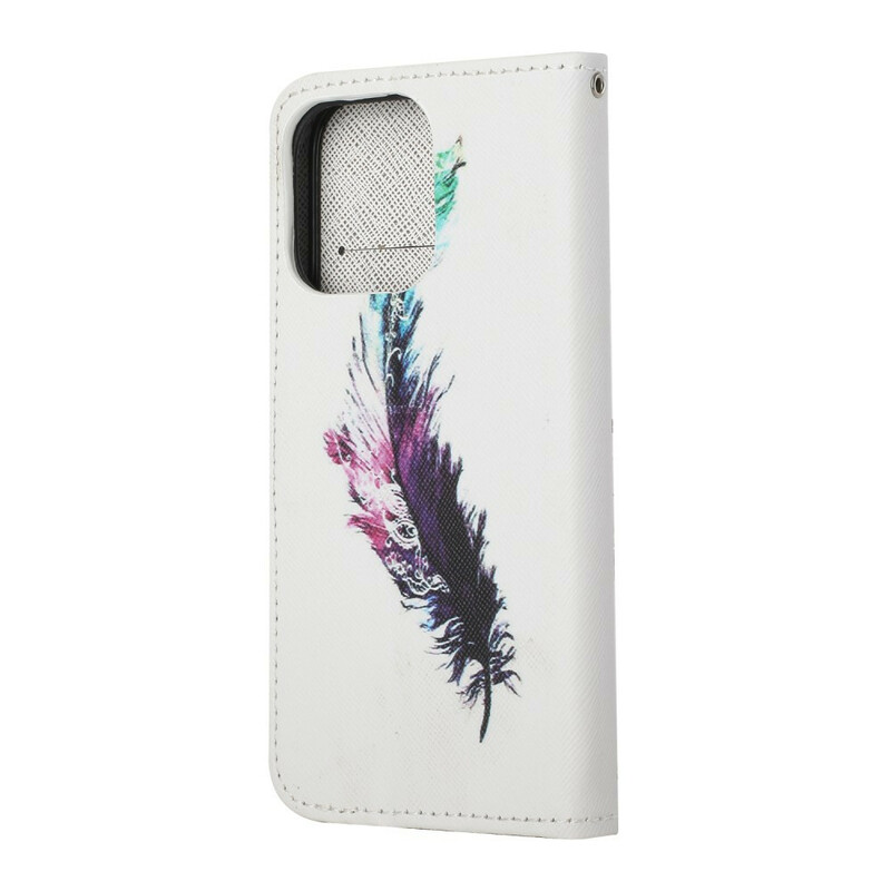 Funda de cordón de plumas para el iPhone 13