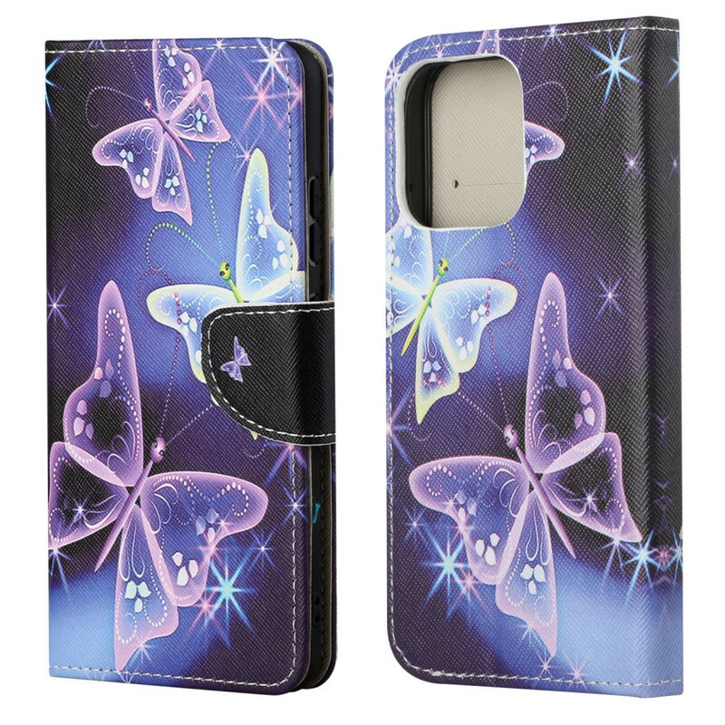 Funda para iPhone 13 Papillons Modernes