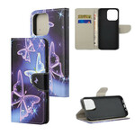 Funda para iPhone 13 Papillons Modernes