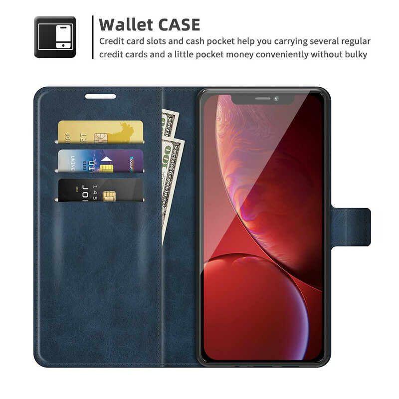 Funda para el iPhone 13 Pro Max Efecto Cuero Slim Extreme