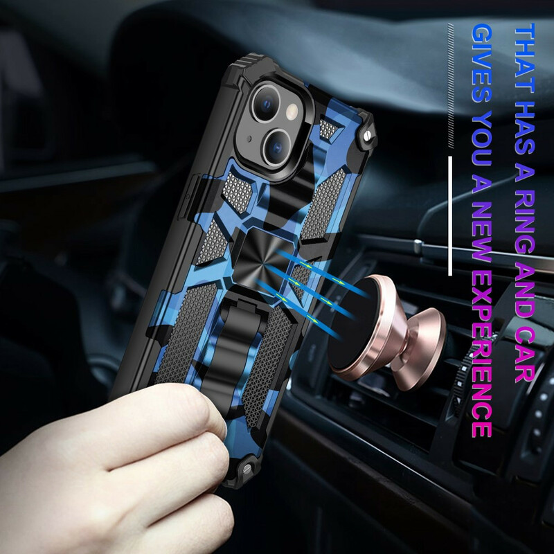 Funda de camuflaje para el iPhone 13 Pro Max Soporte extraíble